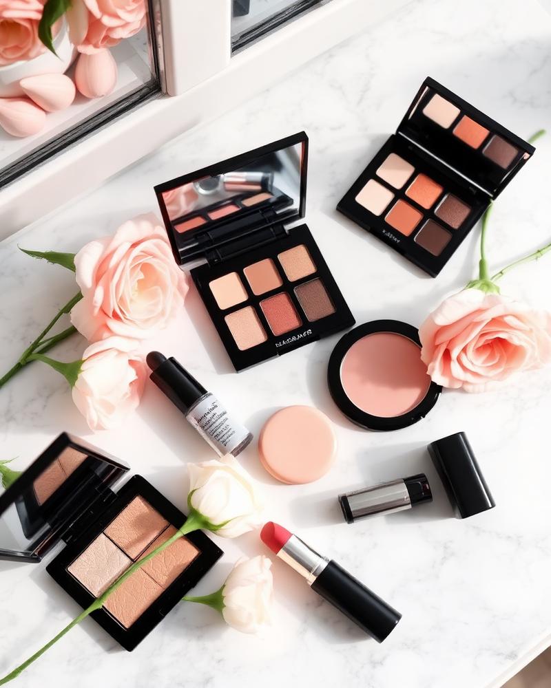 Close-up of Greyon blush and lip colour